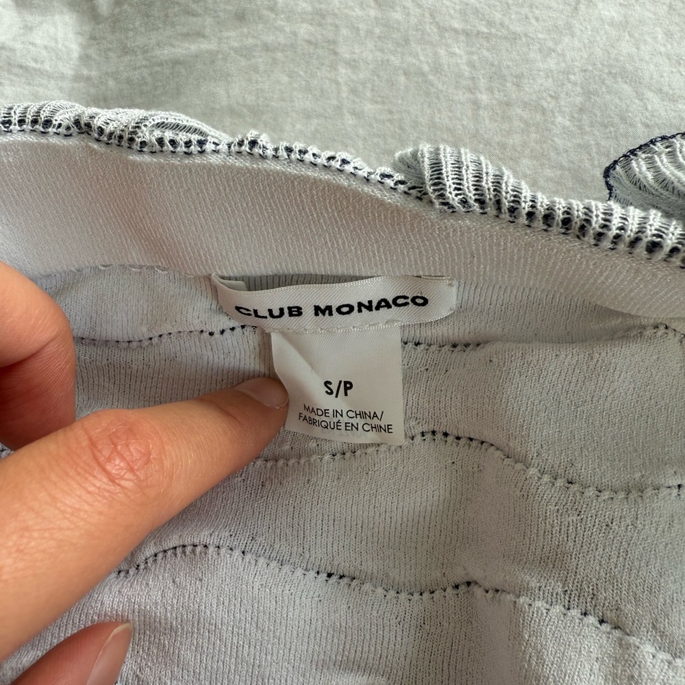Club Monaco Ruffled Off-Shoulder Top - Picture 3 of 3